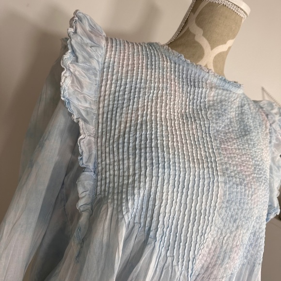 Amazing Wilfred blue La bohème dress with peek a boo back detail - Picture 6 of 9